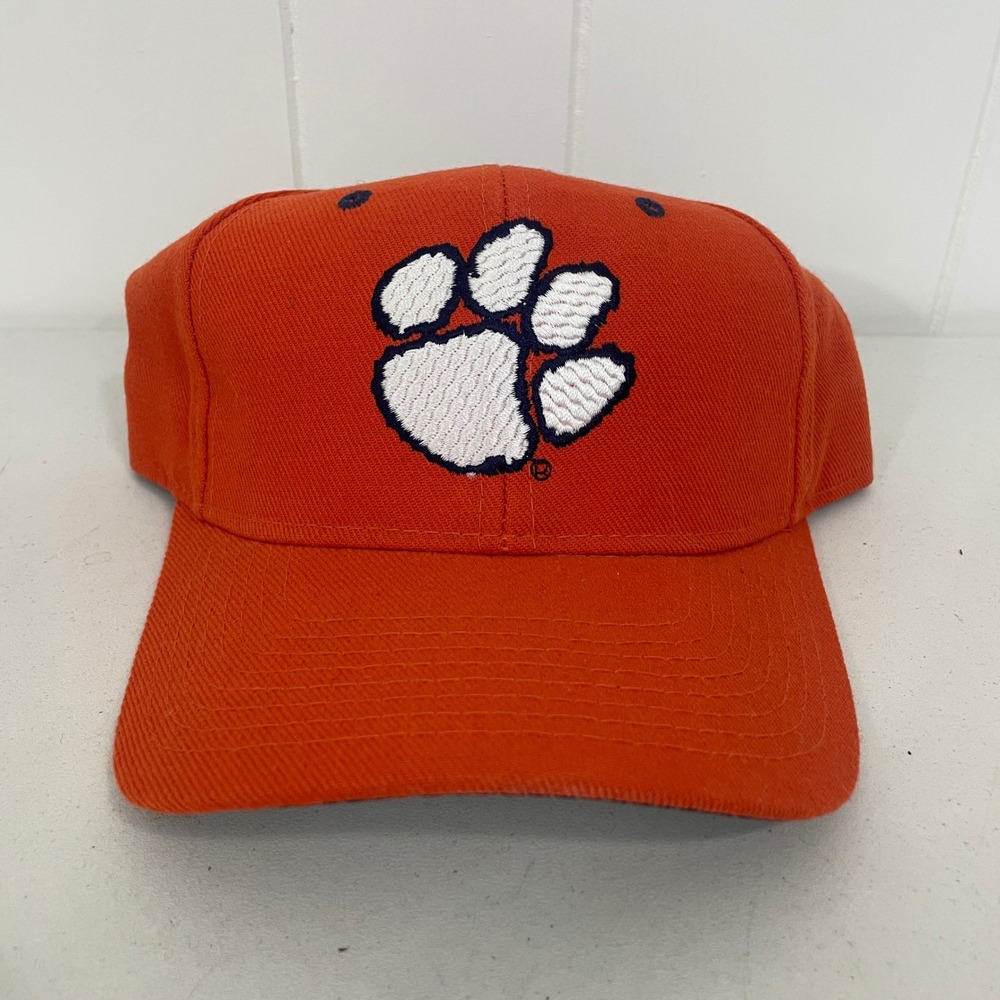 VTG Zephyr Clemson Tigers Paw Logo Fitted Hat Size 7 1/4 NCAA Collegiate Mens